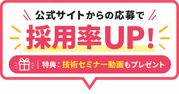 採用率UP